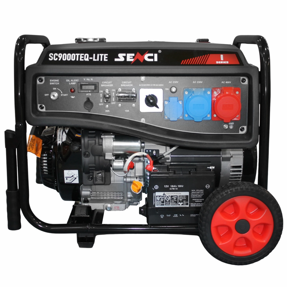 Generator de curent SENCI SC9000TEQ LITE 7.5kW roti si manere incluse - imagine 2