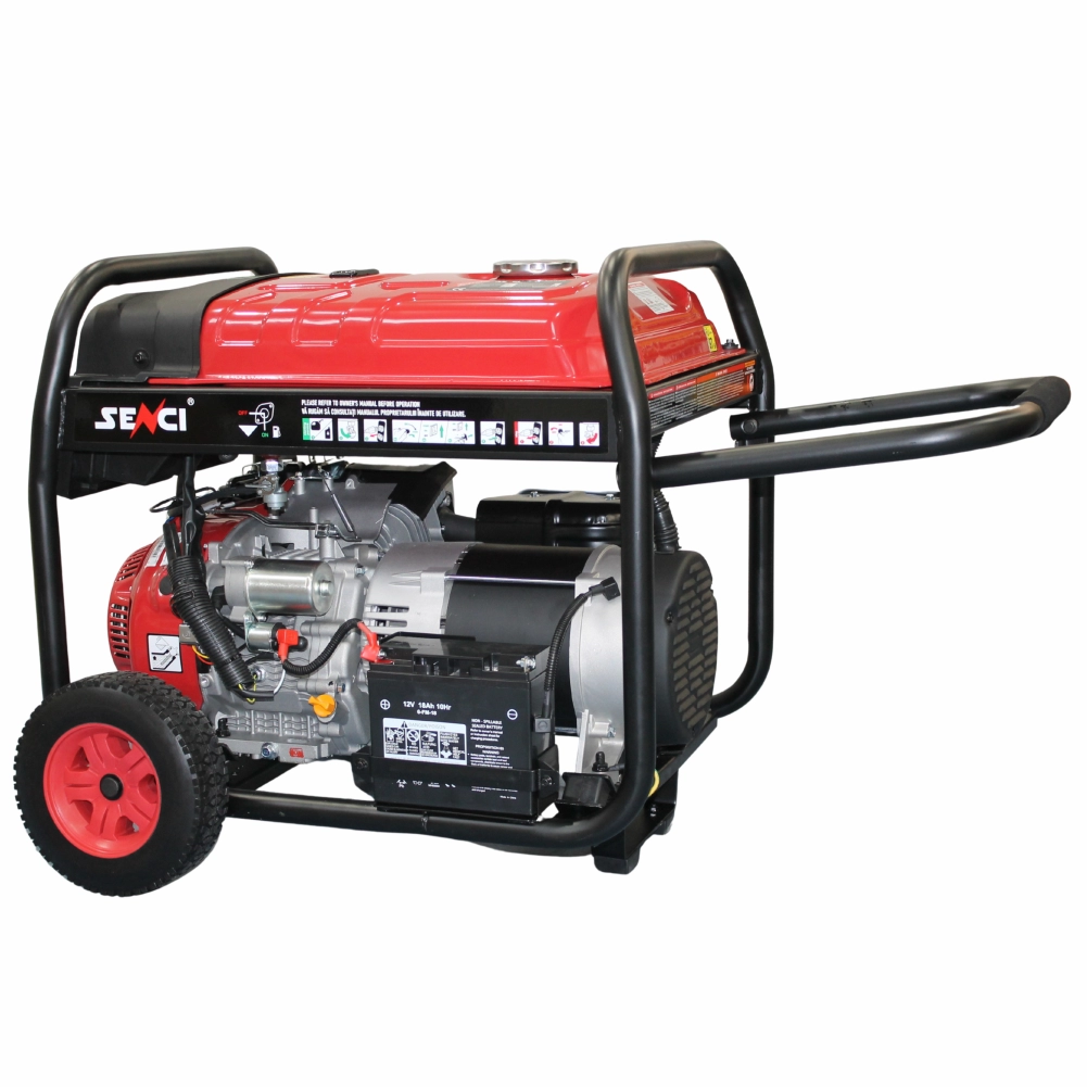 Generator SENCI SC12000TEQ EVO 9.5kW 230V/400V roti si manere incluse - imagine 4