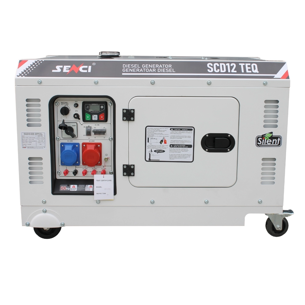 Generator insonorizat Senci SCD12 TEQ putere max 12,5kVA 230V/400V, Diesel, fara ATS - imagine 2