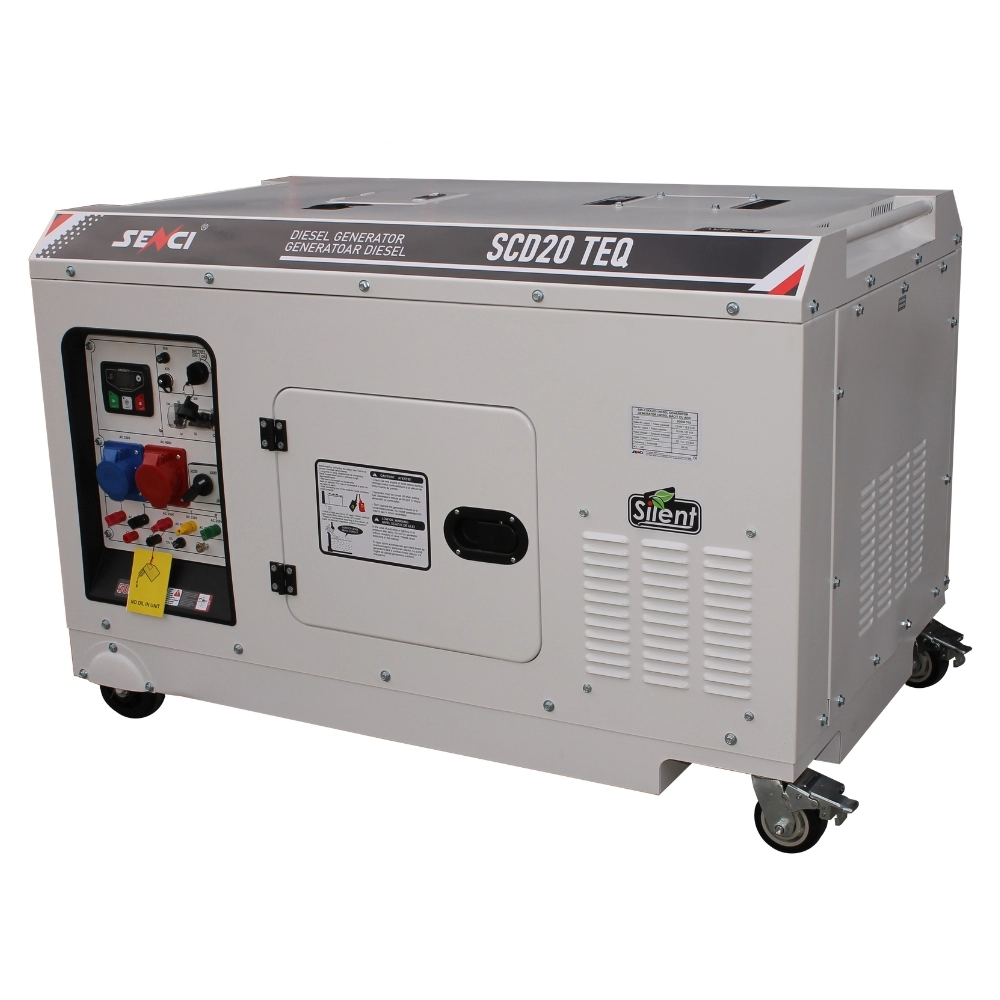 Generator insonorizat Senci SCD20 TEQ putere max 20kVA 230V/400V, Diesel, fara ATS - imagine 2