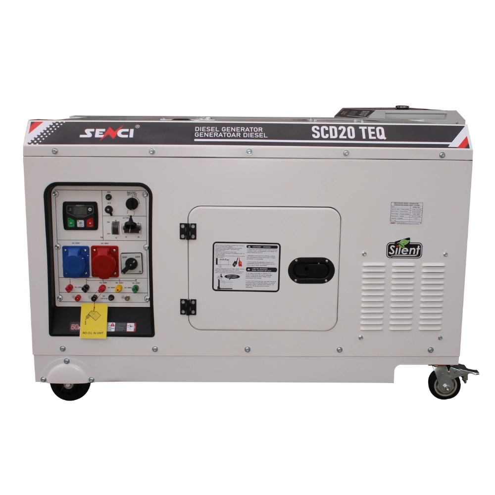 Generator insonorizat Senci SCD20 TEQ putere max 20kVA 230V/400V, Diesel, fara ATS - imagine 3