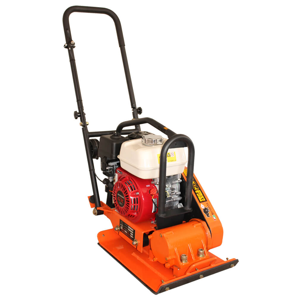 Placa compactoare unidirectionala Bisonte PC65-H, 10.5 kN, motor Honda, benzina 5.5 cp, greutate 60 kg - imagine 2