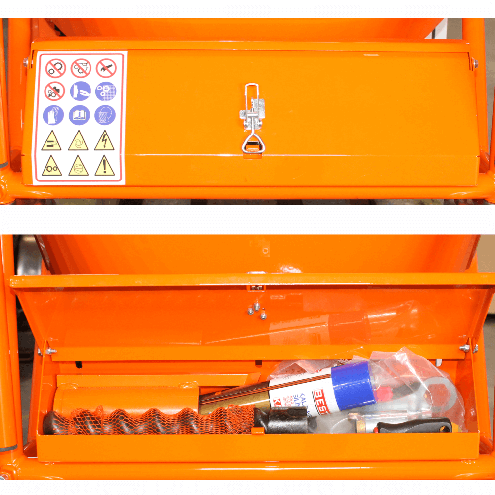 Masina de tencuit Bisonte PCS-K35, monofazica 230V, debit material 5-20 l /min. - imagine 5